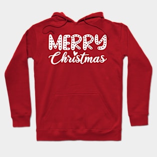 Merry Christmas Dots Hoodie